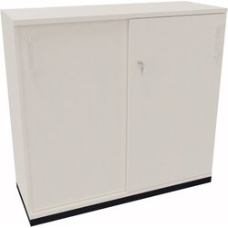 Neutralware 820112701 Schiebetürenschrank 3OH 1200x442x1133 an/Weiß