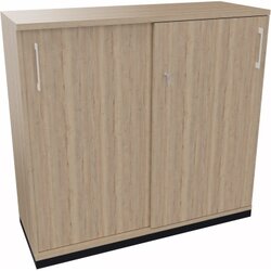 Neutralware 820112771 Schiebetürenschrank 3OH 1200x442x1133 an/Eiche Nat