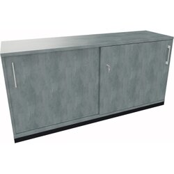 Neutralware 820112483 Schiebetürenschrank 2OH 1600x442x781 an/Beton