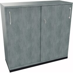 Neutralware 820112783 Schiebetürenschrank 3OH 1200x442x1133 an/Beton