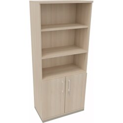Neutralware 820109772 Kombischrank 2OH Tür 3OH Regal 800x442x1869 si/Akazie