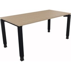 Neutralware 810013171 Schreibtisch 1600x800x680-820 4Fuß Quadrat an/Eiche Nat