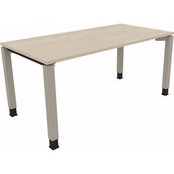 Neutralware 810013272 Schreibtisch 1600x800x680-820 4Fuß Quadrat si/Akazie