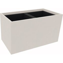 Neutralware 820112001 Pflanzgefäß 2er niedrig  B721xT380H400mm ws