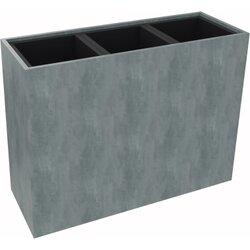 Neutralware 820112183 Pflanzgefäß 3er hoch  B1062xT380H800mm Beton