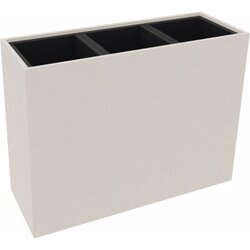 Neutralware 820112101 Pflanzgefäß 3er hoch  B1062xT380H800mm ws