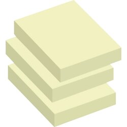 Soennecken 5862 Haftnotiz Powernotes 50x40mm 100Bl. ge 3St.