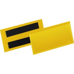 DURABLE 174104 Etikettentasche 100x38mm magn. ge 50 St./Pack.