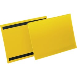 DURABLE 174504 Kennzeichnungstasche A4 quer magn. ge 50 St./Pack.