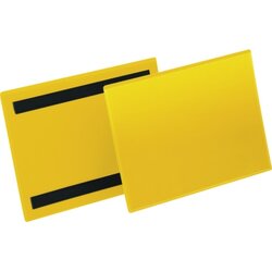 DURABLE 174304 Kennzeichnungstasche A5 quer magn. ge 50 St./Pack.