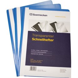 Soennecken 2965 Schnellhefter DIN A4 PP blau 10 St./Pack.