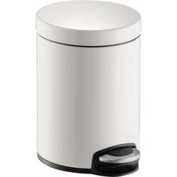 helit H2403405 Tretabfalleimer Classic 5l weiß