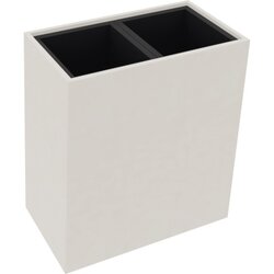 Neutralware 820111901 Pflanzgefäß 2er hoch B721xT380H800mm ws