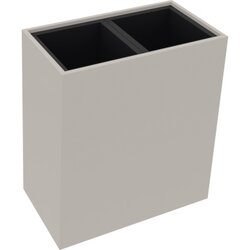 Neutralware 820111981 Pflanzgefäß 2er hoch B721xT380H800mm Lichtgr