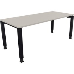 Neutralware 810033781 Schreibtisch 1800x800x680-820 4Fuß Quadrat an/Lichtgrau