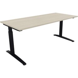 Neutralware 810026572 Schreibtisch 1800x800x650-850 Kufe Quadrat an/Akazie hell