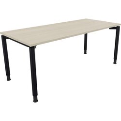 Neutralware 810041272 Schreibtisch 1800x800x680-820 4Fuß Rund an/Akazie hell