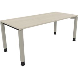Neutralware 810033872 Schreibtisch 1800x800x680-820 4Fuß Quadrat si/Akazie hell