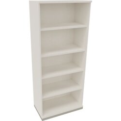 Neutralware 820118101 Regal 5OH 800x442x1869 si/Diamant Weiß
