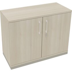 Neutralware 820113372 Flügeltürenschrank  2OH B1000xT442xH781 si/Akazie