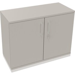 Neutralware 820113481 Flügeltürenschrank  2OH B1000xT442xH781 ws/lgr