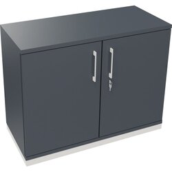 Neutralware 820113482 Flügeltürenschrank  2OH B1000xT442xH781 ws/Lavagr