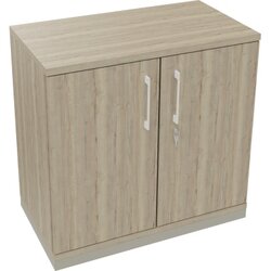 Neutralware 820113671 Flügeltürenschrank  2OH B800xT442xH781 si/Eiche