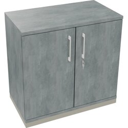 Neutralware 820113683 Flügeltürenschrank  2OH B800xT442xH781 si/Beton