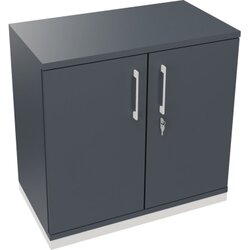 Neutralware 820113782 Flügeltürenschrank  2OH B800xT442xH781 ws/gr
