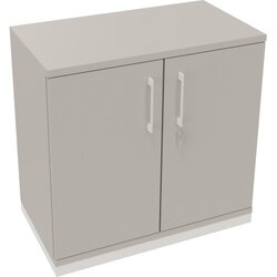 Neutralware 820113781 Flügeltürenschrank  2OH B800xT442xH781 ws/lgr