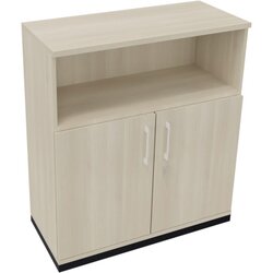 Neutralware 820115672 Kombischrank 2OH Tür 1OH Regal 1000x442x1133 an/Akazie