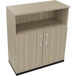 Neutralware 820115671 Kombischrank 2OH Tür 1OH Regal 1000x442x1133 an/Eiche Nat