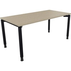 Neutralware 810039771 Schreibtisch 1600x800x680-820 4Fuß Rund an/Eiche Natur