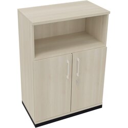Neutralware 820115972 Kombischrank 2OH Tür 1OH Regal 800x442x1133 an/Akazie