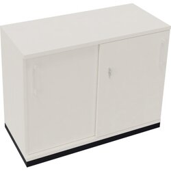 Neutralware 820118901 Schiebetürenschrank 2OH 1000x442x781 an/Diamant Weiß