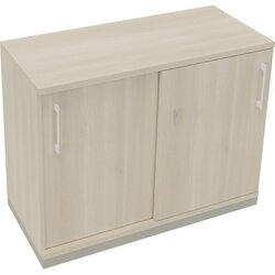 Neutralware 820119072 Schiebetürenschrank 2OH 1000x442x781 si/Akazie hell