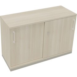 Neutralware 820119372 Schiebetürenschrank 2OH 1200x442x781 si/Akazie hell