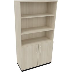 Neutralware 820115372 Kombischrank 2OH Tür 3OH Regal 1000x442x1869 an/Akazie