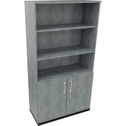Neutralware 820115383 Kombischrank 2OH Tür 3OH Regal 1000x442x1869 an/Beton
