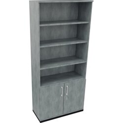 Neutralware 820116283 Kombischrank 2OH Tür 4OH Regal 1000x442x2221 an/Beton