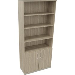 Neutralware 820116371 Kombischrank 2OH Tür 4OH Regal 1000x442x2221 si/Eiche Nat