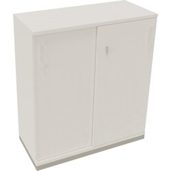 Neutralware 820119601 Schiebetürenschrank 3OH 1000x442x1133 si/Diamant Weiß
