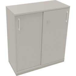 Neutralware 820119681 Schiebetürenschrank 3OH 1000x442x1133 si/Lichtgrau