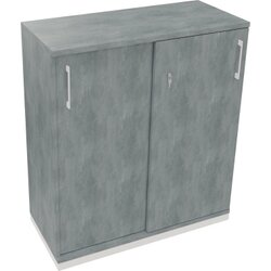 Neutralware 820119783 Schiebetürenschrank 3OH 1000x442x1133 ws/Beton hell