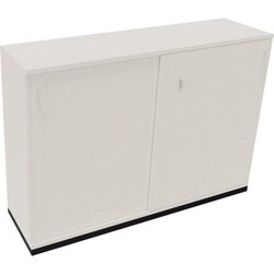 Neutralware 820119801 Schiebetürenschrank 3OH 1600x442x1133 an/Diamant Weiß
