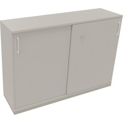 Neutralware 820119981 Schiebetürenschrank 3OH 1600x442x1133 si/Lichtgrau