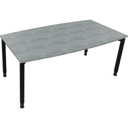 Neutralware 810047283 Konferenztisch Tonn Vierfuß Rund 180x80/90x-82 an/Beton