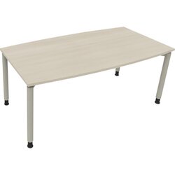 Neutralware 810047372 Konferenztisch Tonn Vierfuß Rund 180x80/90x-82 si/Akaz
