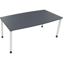 Neutralware 810047482 Konferenztisch Tonn Vierfuß Rund 180x80/90x-82 ws/Lava