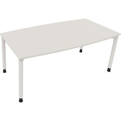 Neutralware 810047401 Konferenztisch Tonn Vierfuß Rund 180x80/90x-82 ws/ws